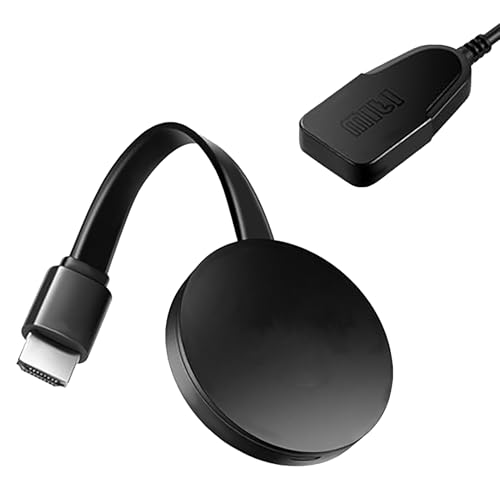 Dongle HDMI sans Fil 1080P – Récepteur WiFi pour Streaming Vidéo, Compatible Miracast, AirPlay, DLNA – iOS, Android, Windows, Mac – Affichage sur TV,...