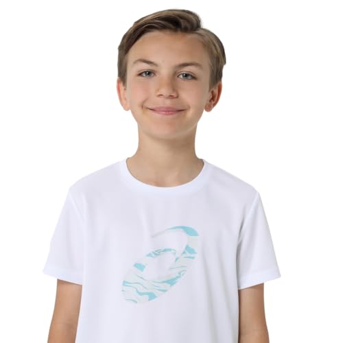 ASICS Kid's SPIRAL GRAPHIC Short Sleeve TEE Training Apparel4