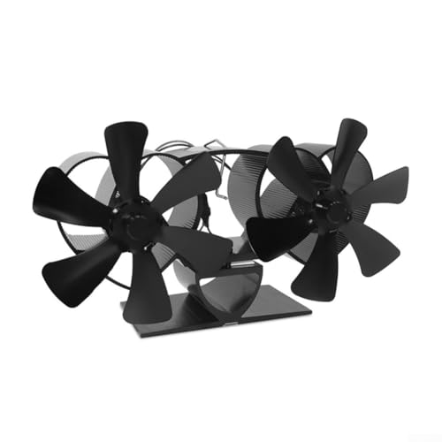 Ventilador de pared de 12 aspas para una distribución eficaz del calor y eficiencia energética