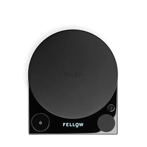Fellow Tally Pro Studio Digital Coffee Scale – Precision Scale with Glass Top – Digital Kitchen Scale for Coffee & Small Goods up to 5 lbs – Measures in g, oz, lbs, & mm – Matte Black