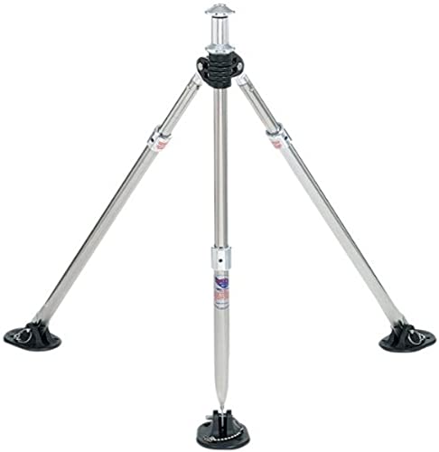 Attwood 96008 Swivl-Eze Adjustable Height Stainless Steel Ski Pylon - 28