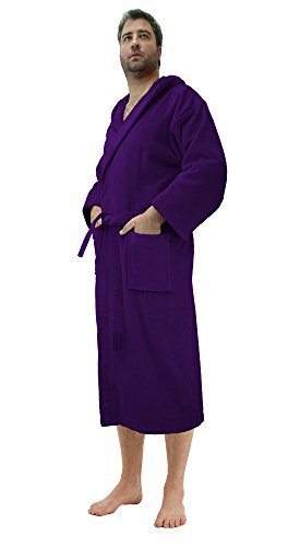 Terry Cotton Hooded Robe for Men and Women