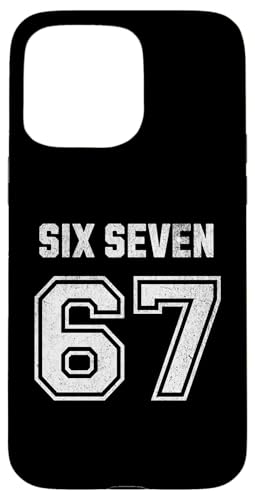 67 Six Seven Sport Design on Back. 6 7 Meme Men Women Kids X}zP[X iPhone 15 Pro Max p