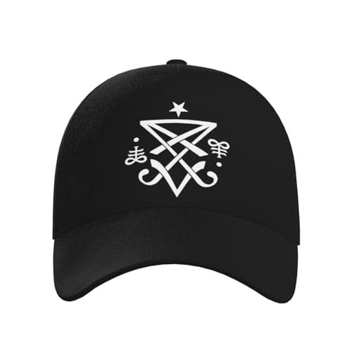 Sigil of Lucifer Satanic Baseball Hats for Men and Women - Classic Adjustable Hats2