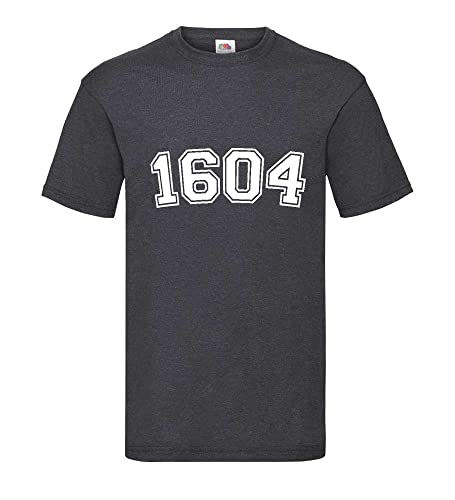 T-shirt pour homme gris foncé XXXL vêtement confort 1604