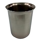 Branson Ultrasonics 000-410-055 Stainless Steel Beaker for Bransonic Benchtop Cleaners, 600ml Capacity