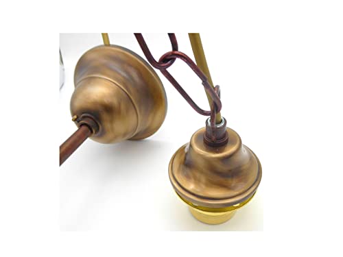 Kit Pendel Colore Bronzo, Rosone, Catena e