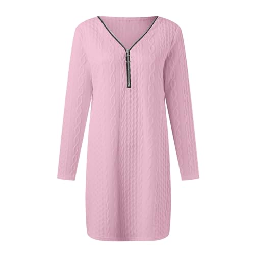 Robe mini ample manches longues chic pour vos sorties et journées de bureau - 3