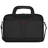 LIEFERUMFANG UND ABMESSUNGEN: WENGER Laptop-Tasche, Abmessungen: 10 x 38 x 25 cm, Stauraum: 8 l, Gewicht: 0,44 kg, Modell: BC Up, Farbe: Schwarz, 5 Jahre Garantie, Artikelnummer: 606462