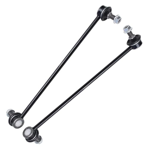 Image of Detroit Axle - 8pc Front Loaded Knuckles Kit for 2007-2012 Hyundai Veracruz, 2 Steering Knuckles 2 Wheel Bearing Hubs 2 Lower Ball Joints 2 Sway Bar End Links 2008 2009 2010 2011 Replacement