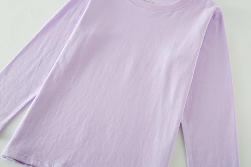 Image of Cadidi Dinos Boys Girls Long Sleeve Shirts Cotton Casual Crewneck Printed Kids T-Shirts