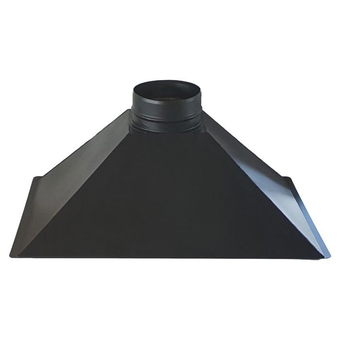 Campana para barbacoa chimenea L 87 x P 48,5 x H 35 cm (Diámetro salida de humos 250 mm)