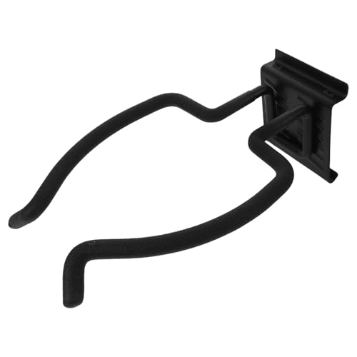 HOMSFOU Organizador de Pared para Garaje Gancho Doble Curvado Gancho Resistente de Hierro para Herramientas y Bicicletas Soporte de Almacenamiento para Uso Interior y Exterior
