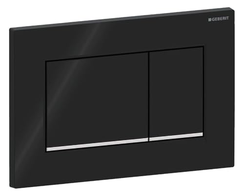 Geberit K13379 Sigma 30 Actuator Plate. KM. 1 Black/Gloss Chrome (115.883 – Pack of 1