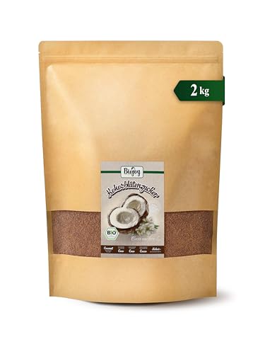 Biojoy Azúcar de Flor de Coco Orgánico (2 kg), puro y natural
