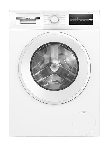 Bosch WAN28271 Serie 4 Waschmaschine, Frontlader, 8 kg, 1400 UpM, LED-Display, Touch Control, Speed Perfect, automatische Beladungserkennung, Nachlegefunktion, AquaStop, reduziert Knitterfalten