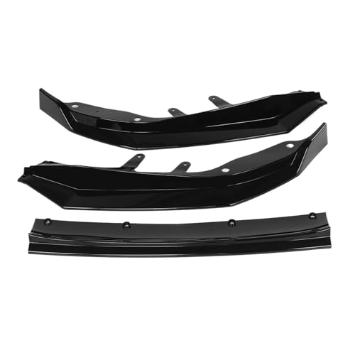 Kit pare-chocs avant 3 pièces look carbone avec spoiler noir brillant pour BMW M440i G22