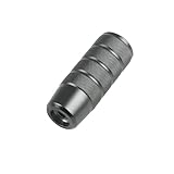 Perilla De Cambio Marchas Antideslizante 95 Mm Transmisión Manual Aluminio Moleteada Pomo Palanca Cambios(GRAY)