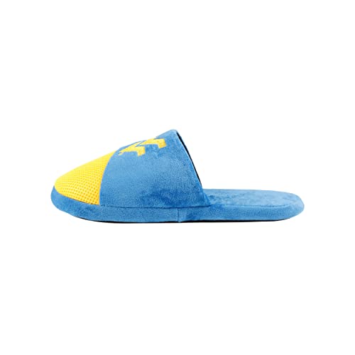Image of FOCO Oklahoma Sooners NCAA Mens Team Logo Staycation Slippers