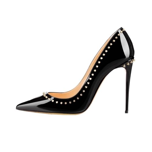 Women's Pointed Rivet High Heel Shoes