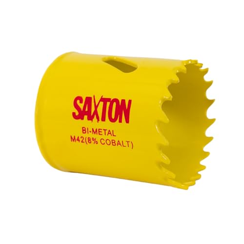 Saxton HSS Hole Saw Cutter M42 Bi-Metal 8% Cobalt Heavy Duty (14mm – 230mm) (43mm)