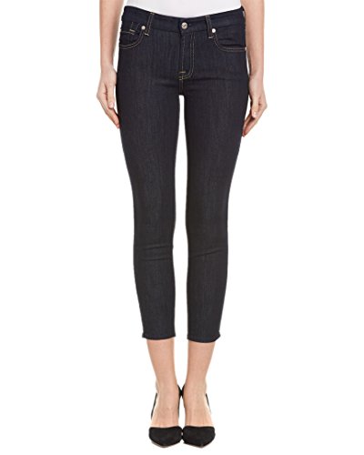 7 For All Mankind Women's Kimmie Skinny Crop Jean in Ink Rinse
