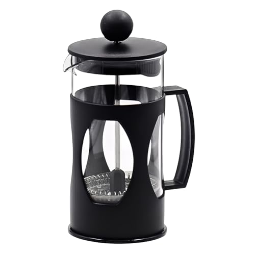 Cafeteira Prensa Francesa 600ml Haste e Alça Resistente Sistema de Filtragem Premium para Café Cappuccino e Chá