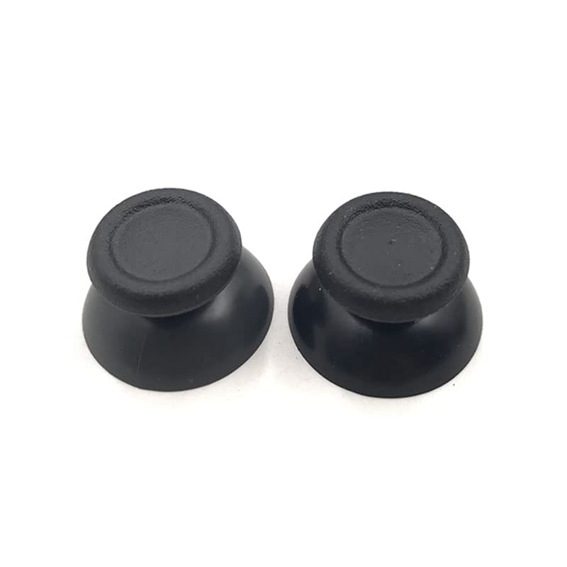 [Pièces détachées pour jeux vidéo] 20 pièces couverture analogique 3D bâtons de pouce Joystick pouce champignon capuchon for Sony PlayStation 4 PS4 contrôleur remplacement réparation ( Color : Black )