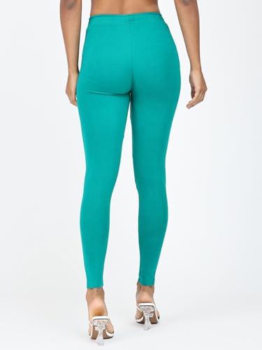 Image of Robinbosky Premium Stretchable Cotton Ankle Legging for Women | Suitable for Formal wear & Casual wear | High-End Elastic Makes The Leggings Squat Proof and Durable for Travel, Yoga, & Workout.