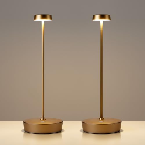 LED Cordless Table Lamp Rechargeable,Battery Powered Outdoor Lights