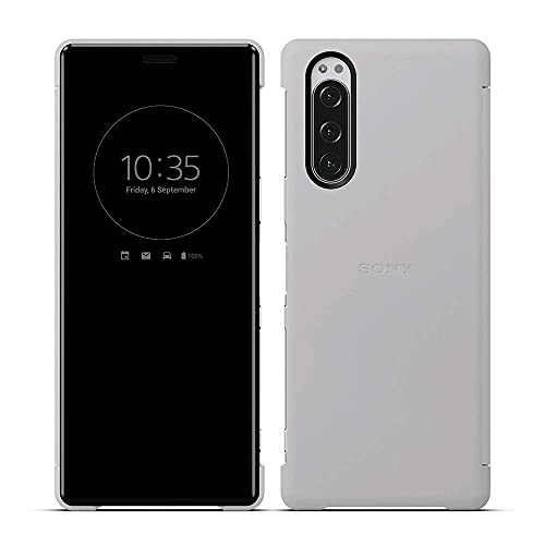Amazon.co.jp: SCVJ10JP/H(グレー) Xperia 5用 Style Cover View