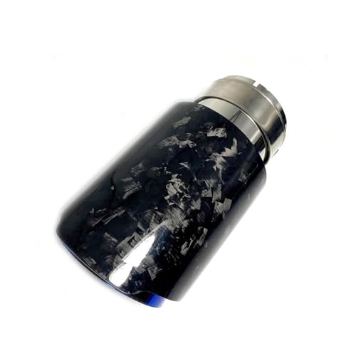 Evita la corrosión del escape usando esta boquilla universal de carbono forjado brillante ID 51