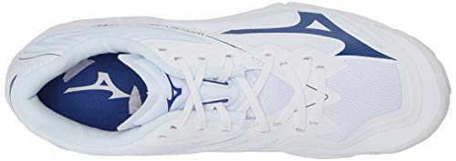 Mizuno Wave Lightning Z6 Womens Volleyball Shoe, White-Navy, 7.5 #TOP4