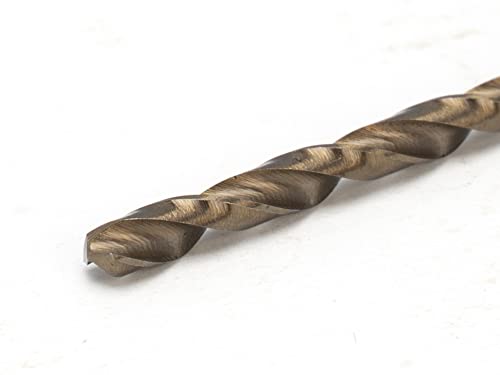 Ferrcan HSS Metallbohrer DIN338 M35 5% Kobalt zum Bohren in Edelstahl, Eisen und anderen Metallen Packung mit 10 Stück pro Maß (3mm)
