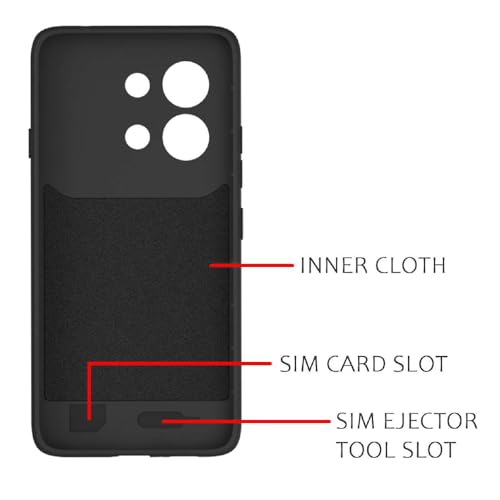 Image of Shockproof Case for OnePlus 13s 5G / 13T 5G | Full Camera Protection | TPU Flexible Back Cover for OnePlus 13s 5G / 13T 5G (Matte Black)