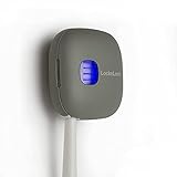 LocknLock UV Toothbrush Sanitizer/Cover for Home/Travel, USB Rechargeable Battery, Single, Gray