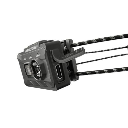 Image of Nitecore NU20 Classic Ultralight Headlamp, 360 Lumen USB-C Rechargeable Lightweight for Backpacking, Camping, Running with Auxilary White and Red Light