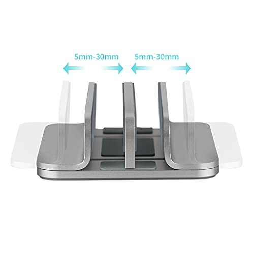 Soporte Vertical Ajustable para Laptop de Metal miniatura 2