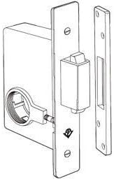 Adams Rite Sliding Door Heavy Duty Deadbolt 2331 by Adams Rite