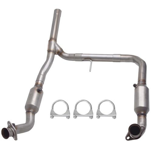 Catalytic Converter Compatible with Ford F-150 2005-2008 Lincoln Mark LT 2006 2007 2008 5.4L V8 RWD Left & Right Replaces  (EPA Compliant) - xinlidatech 645461 645843
