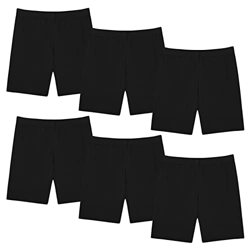 Image of Witwot Girls Cycling Shorts Kids Bike Shorts Safety Underdress Pants for School PE Gym Age Black 4-5 Years, Tag 120