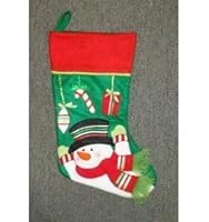 Algopix Similar Product 10 - 20 Snowman Christmas Stocking by GCA