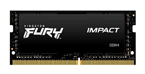 Kingston Fury Impact 32GB 3200MHz DDR4 CL20 Laptop Memory Single Stick KF432S20IB/32 Black - Image 4