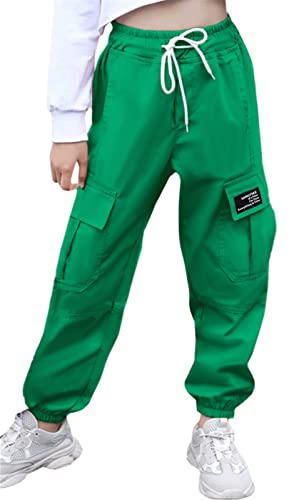 Image of SANGTREE Girls & Womens Drawstring Cargo Jogger Pants,3 Years - Women 3XL