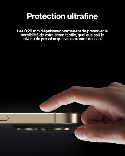Protection décran BELKIN InvisiGlass iPhone 16 Pro Antirayure 029 mm - vue 8