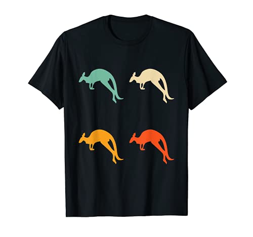 Vintage Kangaroo Lover Retro Gift for Animal Keeper Kangaroo Maglietta
