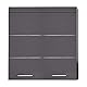trendteam smart living - Amanda - Hängeschrank breit - Agave Grau Hochglanz - 2 Einlegeböden - (BxHxT) 73 x 77 x 23 cm - Kratzfest