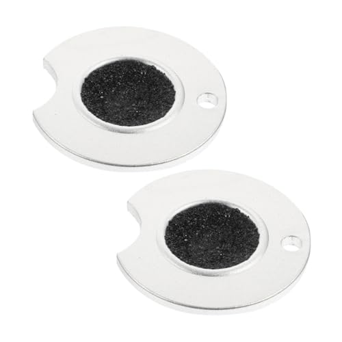 YARNOW 2 Piezas Accesorios De Billar Formador De Tacos De Billar Herramienta De Pulido De Taco Accesorios para Mesas De Billar Acabado del Eje del Taco Dispositivo De Taco Silver Aluminio