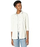 Faherty Women's Legend Sweater Shirt, Off White, S