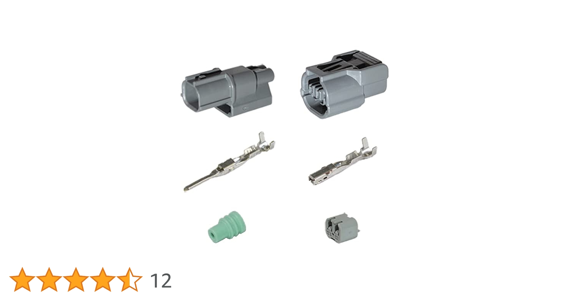 Amazon | 住友電装 040型 HX 防水 2極 カプラー・タイプ2 灰色